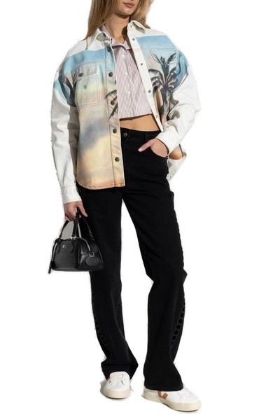 Palm Angels Shirt with striped pattern