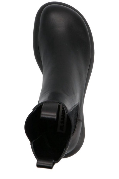 Leather ankle boots