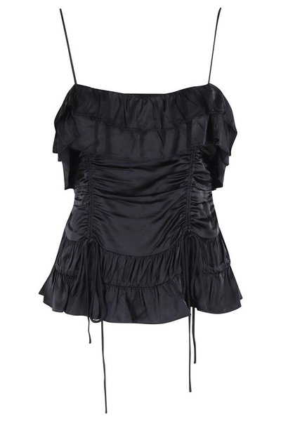 Solid Satin Slip Top