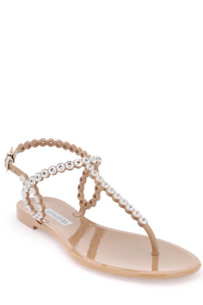 Almost Bare Crystal Jelly Sandals