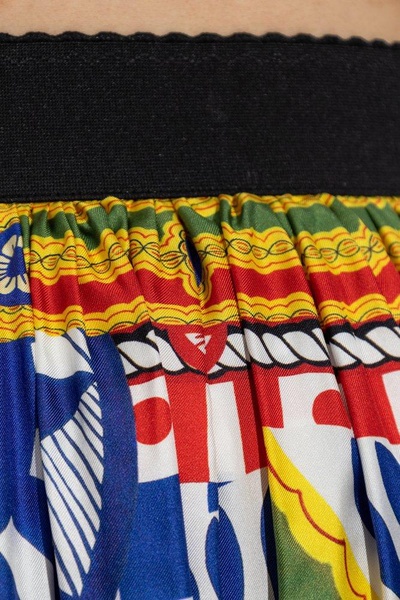 Dolce & Gabbana Silk skirt with Caretto pattern