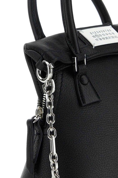 Maison Margiela Women Black Leather Micro 5Ac Handbag