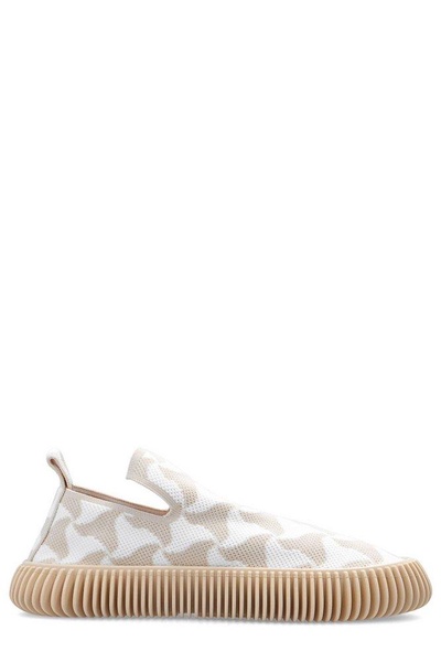Interwoven Designed Slip-on Sneakers