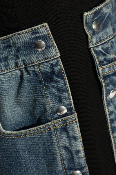 Alaia Jeans with detachable side stripes