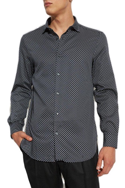 Cotton Shirt With Monogram