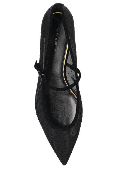 Double T Buckle Mary Jane Flats