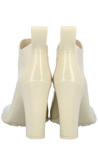 Shine Square Toe Ankle Rain Boots