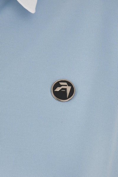 Pastel Light Blue Piquet Polo Shirt