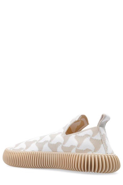 Interwoven Designed Slip-on Sneakers