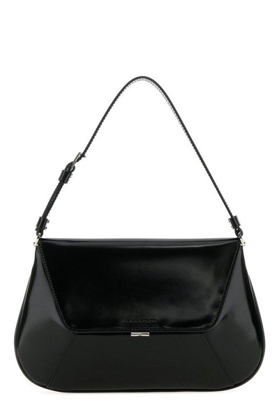 Ami Spazzolato Black Silver Hardwa