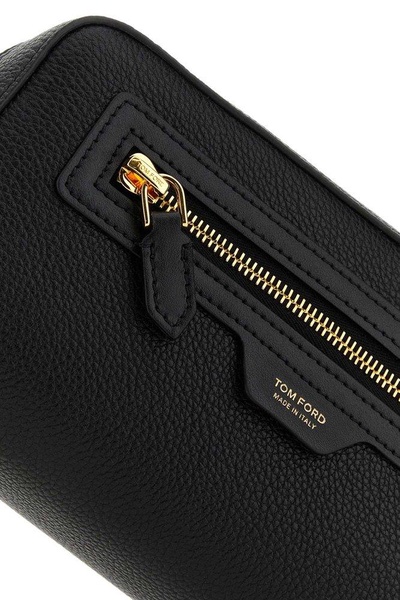 Black Leather Beauty-case