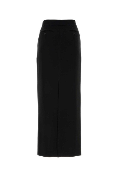 Black Triacetate Blend Lemma Skirt Max Mara Studio