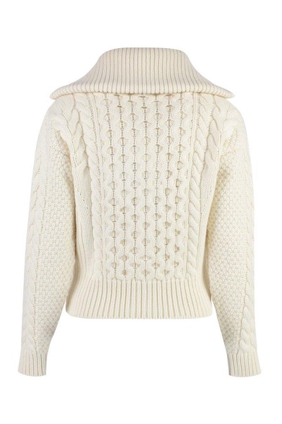 Patou Zipped Cardigan