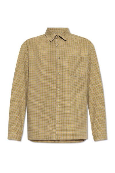 A.P.C. Plaid pattern shirt