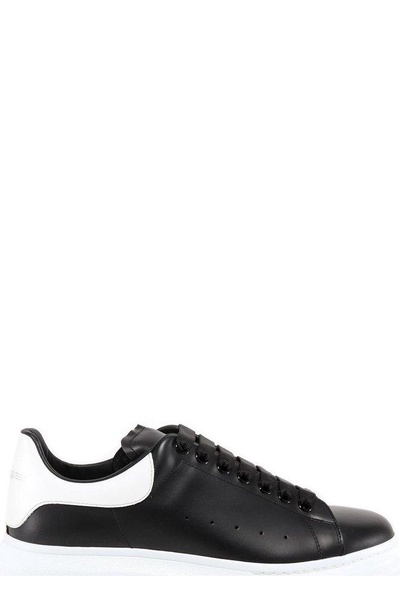 Oversized leather sneakers