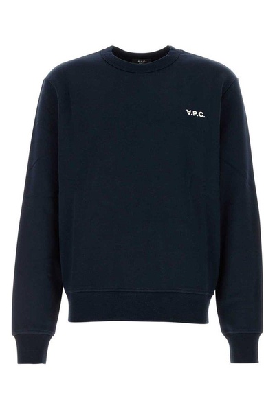 Dark Blue Cotton Sweatshirt