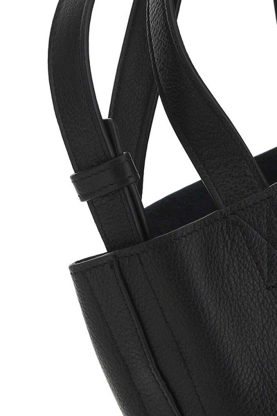 A.P.C. Women Black Leather Maiko Handbag
