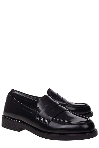 Whisper Studded Round Toe Loafers