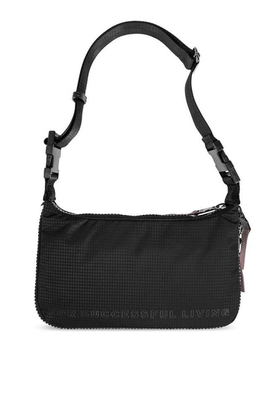 Zip-d-zip-d Logo Printed Shoulder Bag