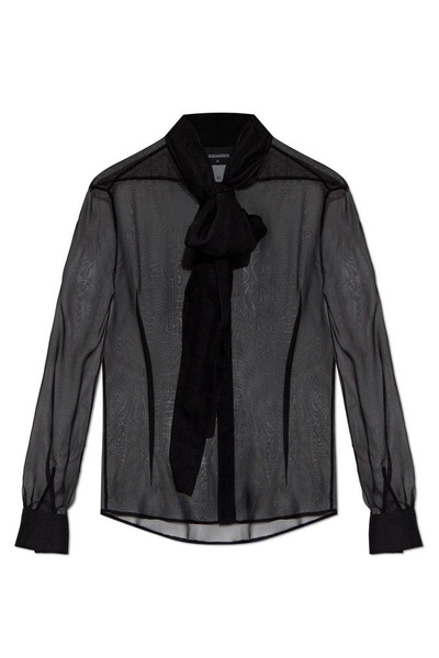 Dsquared2 Silk shirt with tie