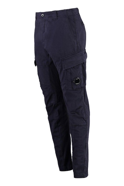 Lens-detailed Tapered-leg Cargo Pants Pants