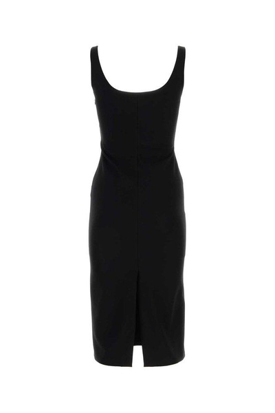 Ruffed Embellishment Dress