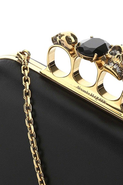 Skull Four-Ring Clutch Bag