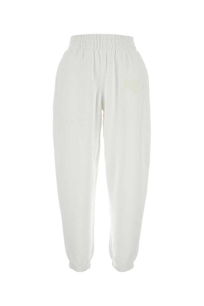 White Cotton Joggers