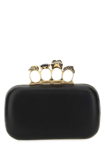 Skull Four-Ring Clutch Bag