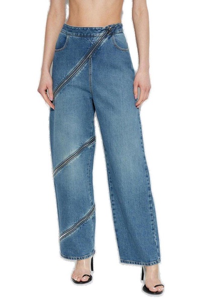 Alaia Jeans with decorative zipper