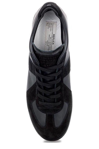 Men's Replica Leather Suede Low-Top Sneakers