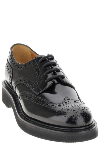 Norwich Polished Fumè Derby Shoes