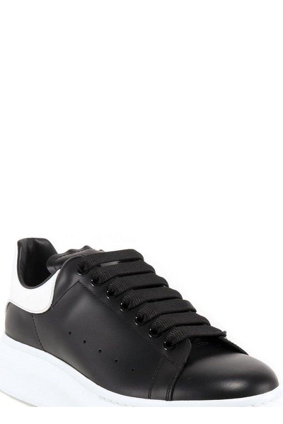 Oversized leather sneakers