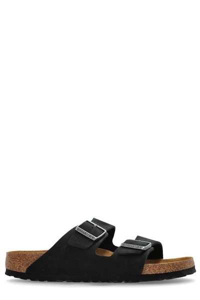 Arizona Double-Strap Leather Slides
