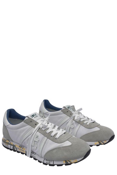 White And Grey Lucy Sneakers