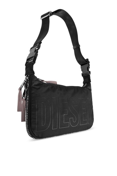 Zip-d-zip-d Logo Printed Shoulder Bag
