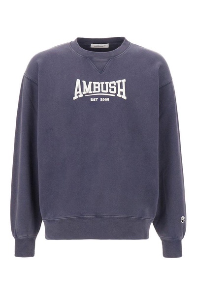 Logo Embroidered Crewneck Sweatshirt