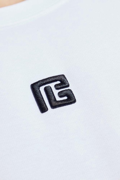Logo Embroidered Crewneck T-shirt
