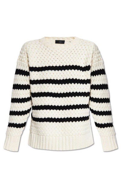 Stripe Detailed Knit Sweater