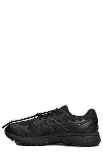 Gel-terrain Sneakers In Black Leather And Fabric