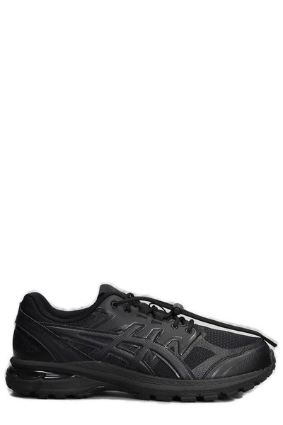 Gel-terrain Sneakers In Black Leather And Fabric