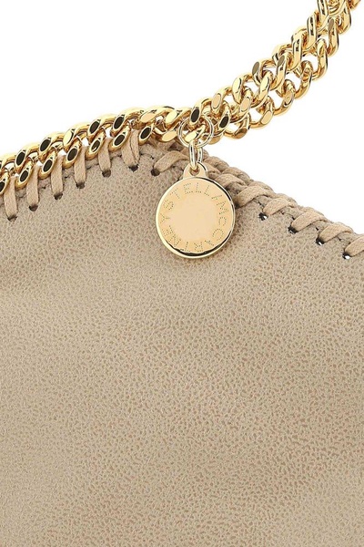 Stella Mccartney Women Sand Shaggy Deer Micro Falabella Handbag