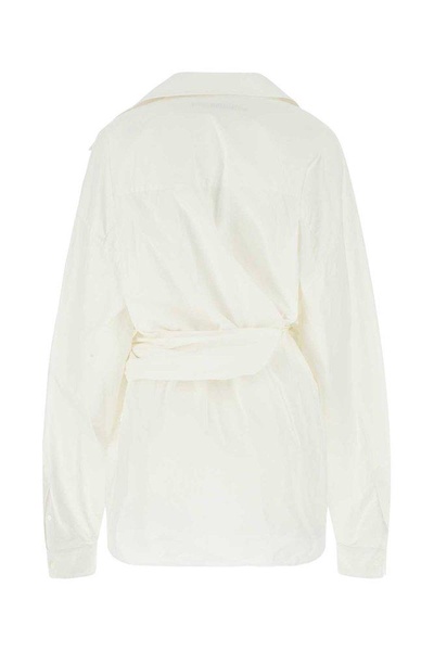 Wrap Long-sleeved Shirt