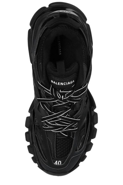 30mm Track faux leather & mesh sneakers