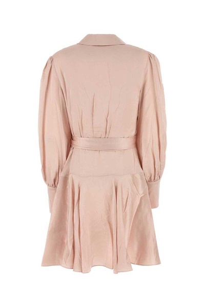 V-neck Wrap Mini Dress