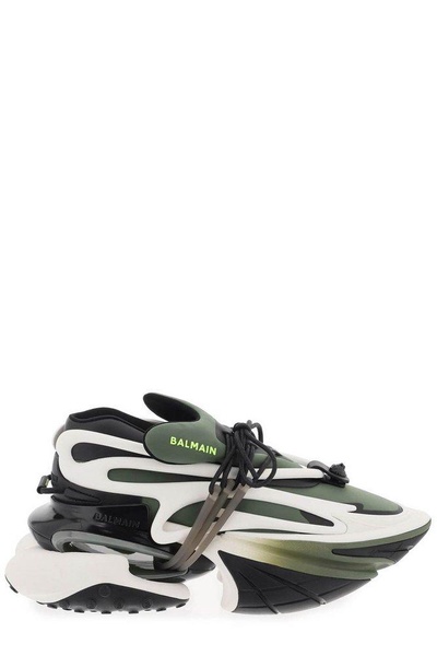 Unicorn low-top trainers in neoprene and calfskin