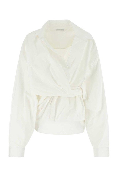 Wrap Long-sleeved Shirt
