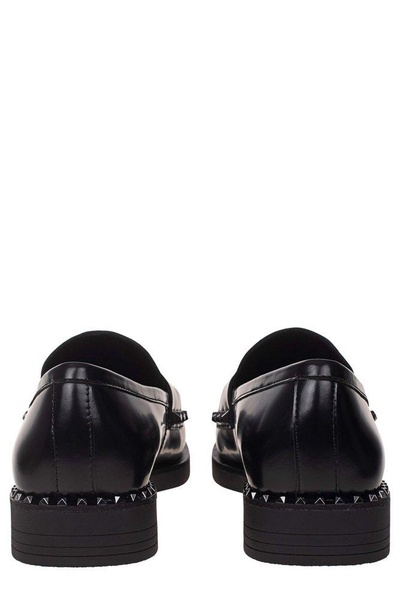 Whisper Studded Round Toe Loafers