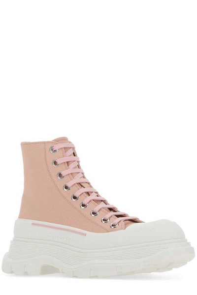 Pink Canvas Tread Slick Sneakers