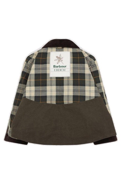 X Erdem Reversible Clover Logo Jacket